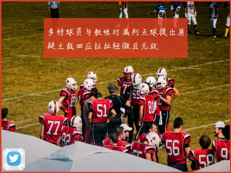 多特球员与教练对漏判点球提出质疑主裁回应拉扯轻微且无效